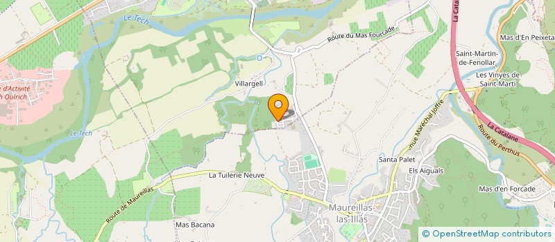 localisation de l'entreprise MONSIEUR ANTHONY FERRARO  SAINT-JEAN-PLA-DE-CORTS