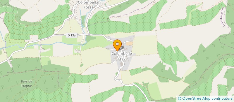 localisation de l'entreprise MONSIEUR ANTHONY FERRE  COLOMBE-LE-SEC