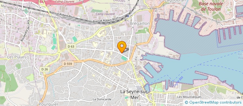 localisation de l'entreprise MONSIEUR ANTHONY FERREIRA  LA SEYNE-SUR-MER