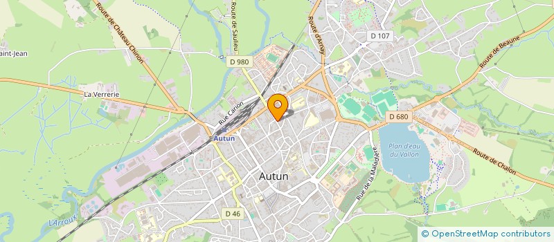 localisation de l'entreprise MONSIEUR ANTHONY FERREIRA  LE CREUSOT