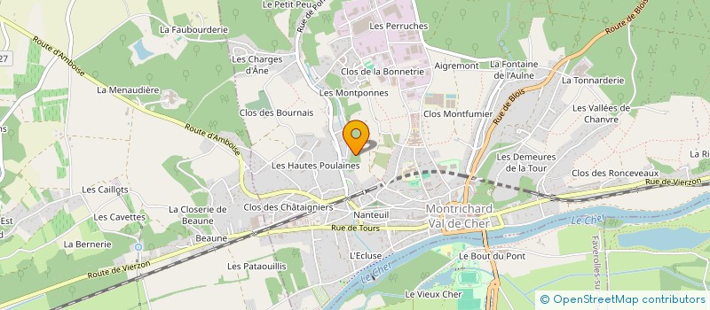 localisation de l'entreprise MONSIEUR ANTHONY FERREIRA  MONTRICHARD-VAL-DE-CHER