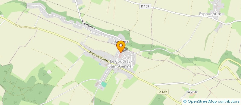 localisation de l'entreprise MONSIEUR ANTHONY FERREIRA  LE COUDRAY-SAINT-GERMER