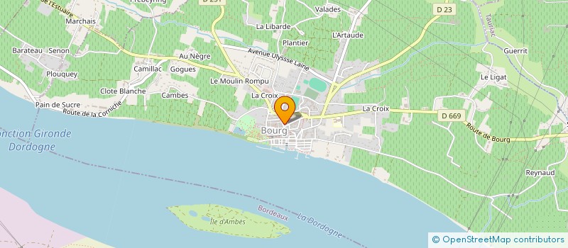 localisation de l'entreprise MONSIEUR ANTHONY FERREIRA DA SILVA  BOURG