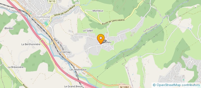 localisation de l'entreprise MONSIEUR ANTHONY FERREOL  LA FOUILLOUSE