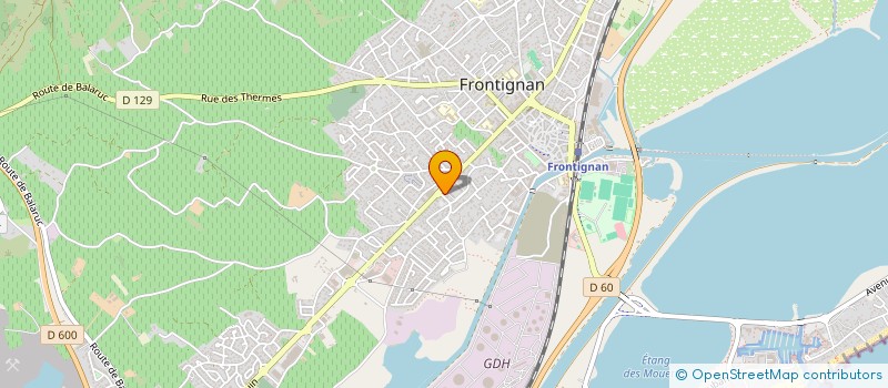 localisation de l'entreprise MONSIEUR ANTHONY FERRET à FRONTIGNAN