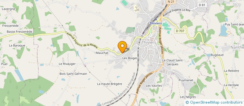 localisation de l'entreprise MONSIEUR ANTHONY FICARELLI à THIVIERS