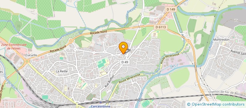 localisation de l'entreprise MONSIEUR ANTHONY FILIEUL  CARCASSONNE