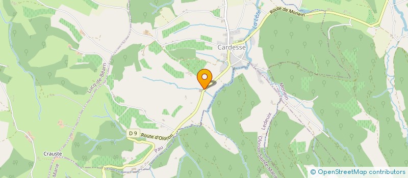 localisation de l'entreprise MONSIEUR ANTHONY FILLATRE  CARDESSE