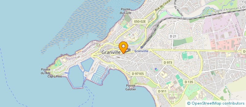 localisation de l'entreprise MONSIEUR ANTHONY FILLEAU  GRANVILLE