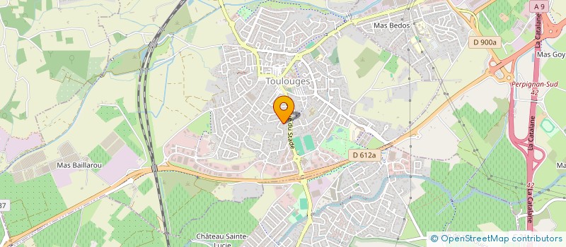 localisation de l'entreprise MONSIEUR ANTHONY FILOROT  TOULOUGES