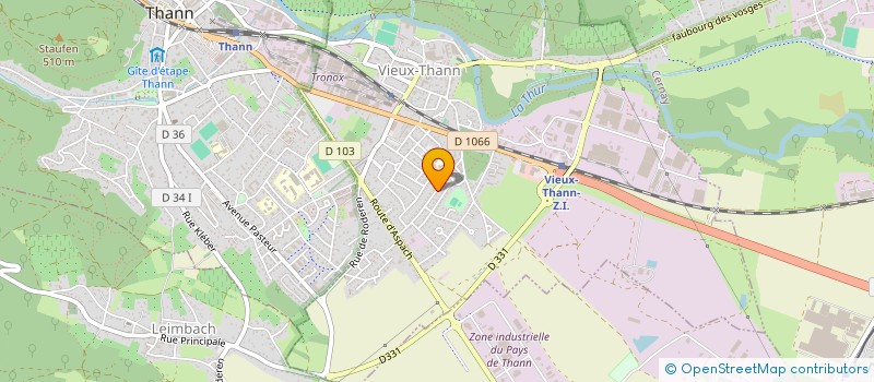 localisation de l'entreprise MONSIEUR ANTHONY FINOCCHI  VIEUX-THANN