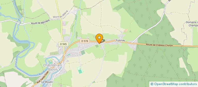localisation de l'entreprise MONSIEUR ANTHONY FLEURY à CHATILLON-EN-BAZOIS
