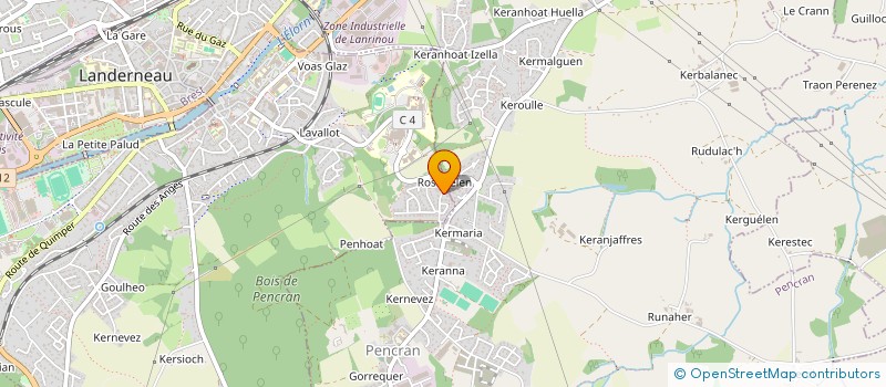 localisation de l'entreprise MONSIEUR ANTHONY FLOC H  LANDERNEAU