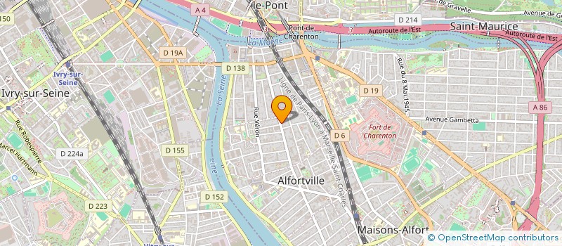 localisation de l'entreprise MONSIEUR ANTHONY FOFANA  ALFORTVILLE