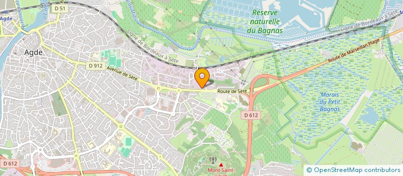 localisation de l'entreprise MONSIEUR ANTHONY FONTANEL  AGDE