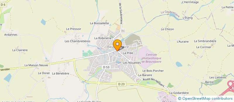 localisation de l'entreprise MONSIEUR ANTHONY FONTENEAU à BEAUREPAIRE