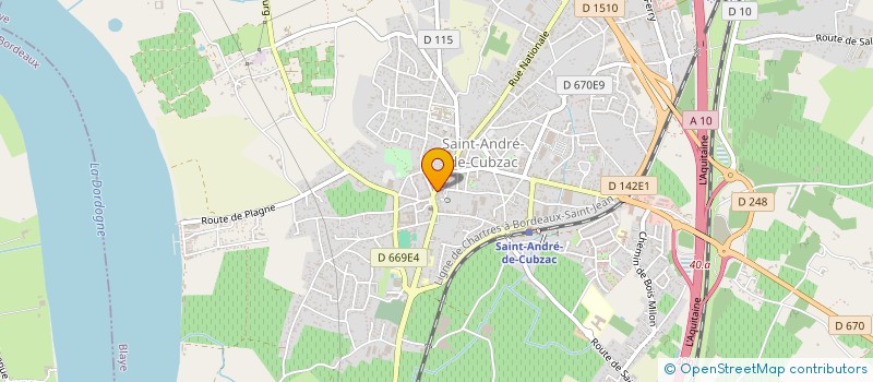 localisation de l'entreprise MONSIEUR ANTHONY FONTENEAU  SAINT-ANDRE-DE-CUBZAC