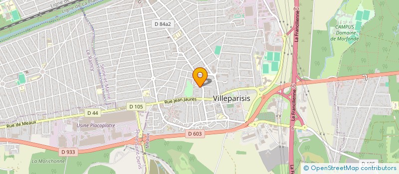 localisation de l'entreprise MONSIEUR ANTHONY FONTEYNE  VILLEPARISIS