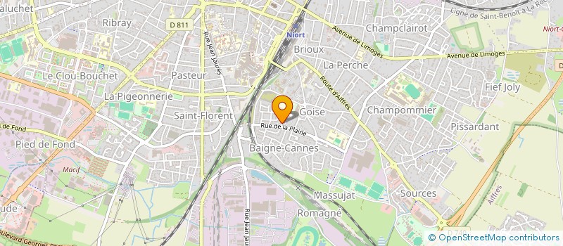 localisation de l'entreprise MONSIEUR ANTHONY FOREST  NIORT