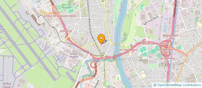localisation de l'entreprise MONSIEUR ANTHONY FORGUES à BLAGNAC