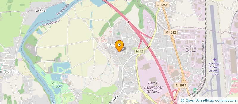 localisation de l'entreprise MONSIEUR ANTHONY FORISSIER  ANDREZIEUX-BOUTHEON