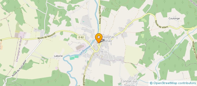 localisation de l'entreprise MONSIEUR ANTHONY FORTIN  CHAMPAGNAC-DE-BELAIR