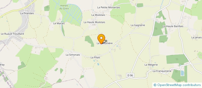 localisation de l'entreprise MONSIEUR ANTHONY FOUCHER  CORSEPT