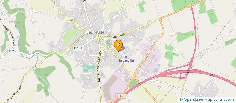 localisation de l'entreprise MONSIEUR ANTHONY FOUQUER  TOUTAINVILLE