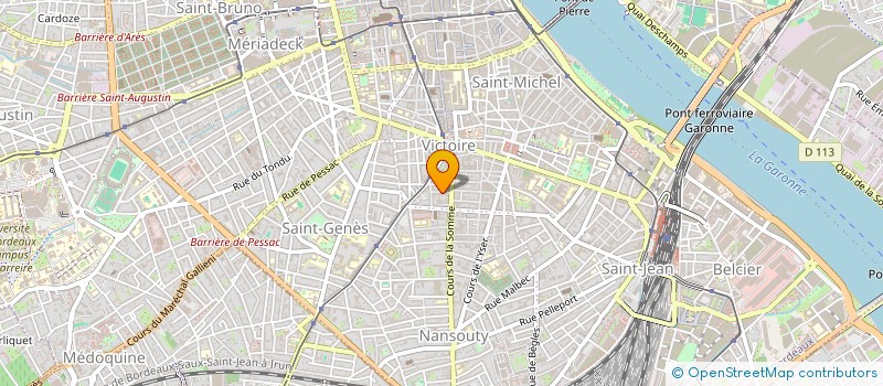 localisation de l'entreprise MONSIEUR ANTHONY FOURNIER  BORDEAUX