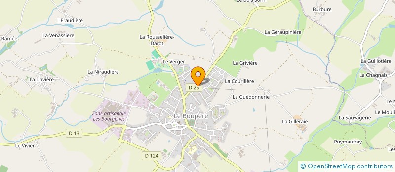 localisation de l'entreprise MONSIEUR ANTHONY FRADIN à LE BOUPERE
