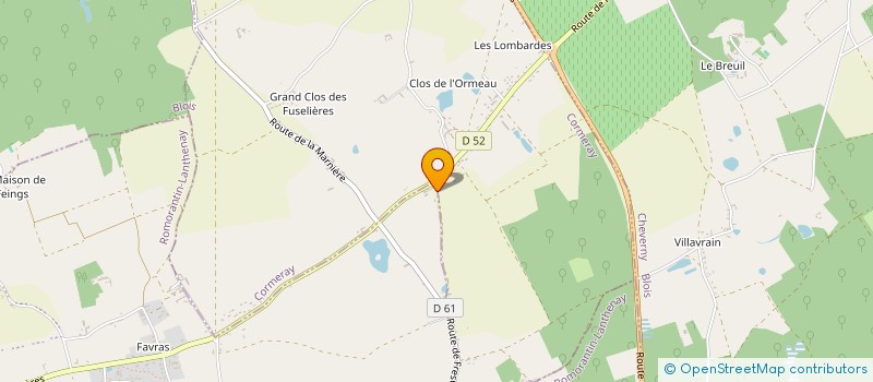 localisation de l'entreprise MONSIEUR ANTHONY FRANCOIS  LE CONTROIS-EN-SOLOGNE