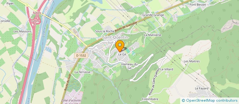 localisation de l'entreprise MONSIEUR ANTHONY FRANCOU  SAINT-QUENTIN-SUR-ISERE