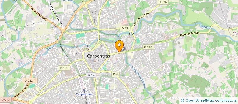 localisation de l'entreprise MONSIEUR ANTHONY FRASLIN  CARPENTRAS