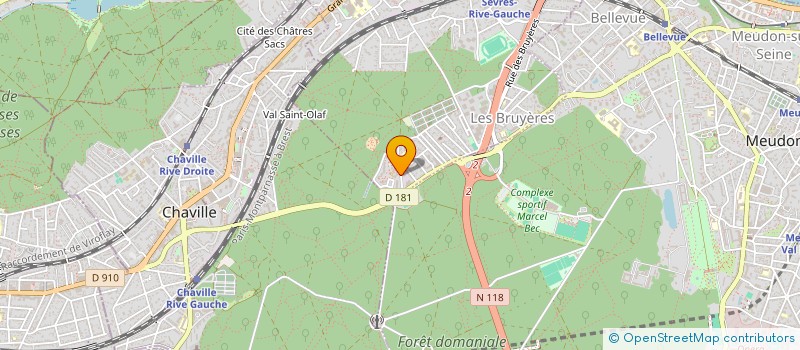 localisation de l'entreprise MONSIEUR ANTHONY FREDERIC à SEVRES
