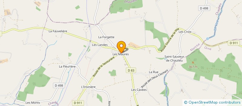 localisation de l'entreprise MONSIEUR ANTHONY FREMONT  CHAULIEU