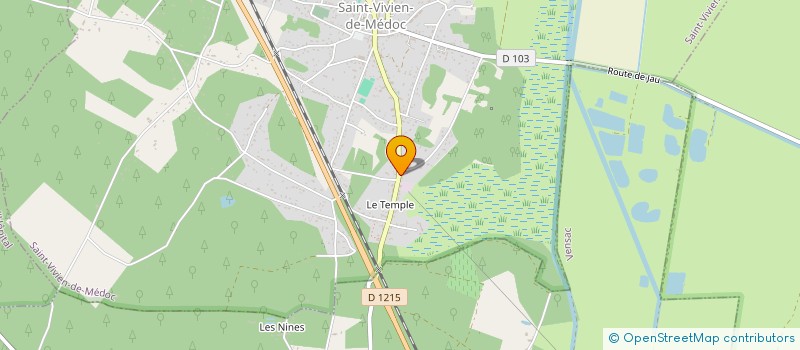 localisation de l'entreprise MONSIEUR ANTHONY FRERE à SAINT-VIVIEN-DE-MEDOC
