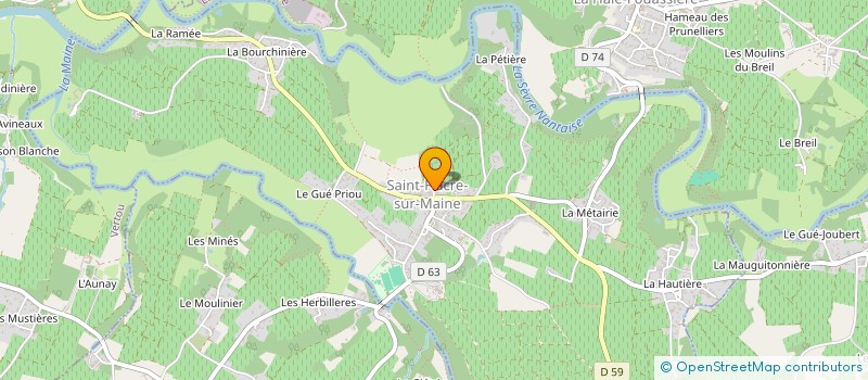 localisation de l'entreprise MONSIEUR ANTHONY FREUCHET  SAINT-FIACRE-SUR-MAINE