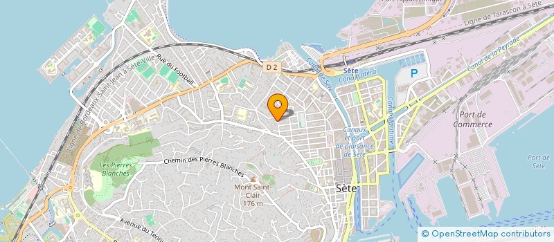 localisation de l'entreprise MONSIEUR ANTHONY FREY  SETE