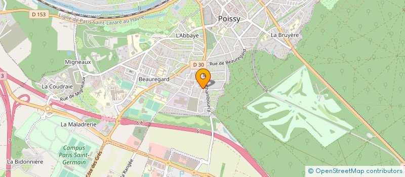 localisation de l'entreprise MONSIEUR ANTHONY FRIC  POISSY