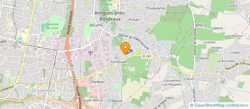 localisation de l'entreprise MONSIEUR ANTHONY FRICOT-DELAPLANCHE  ARTIGUES-PRES-BORDEAUX