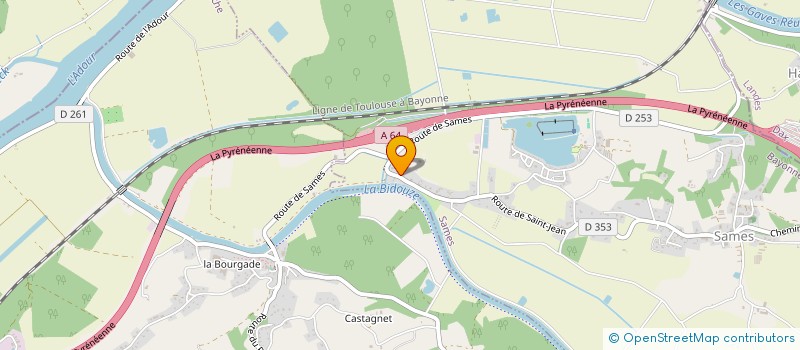 localisation de l'entreprise MONSIEUR ANTHONY FRIGO  SAMES