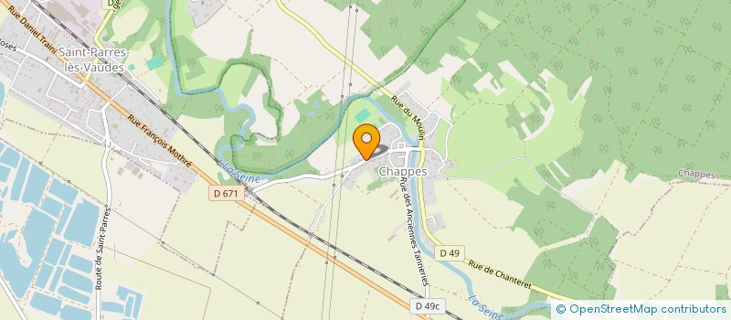 localisation de l'entreprise MONSIEUR ANTHONY FRITSCHY  CHAPPES