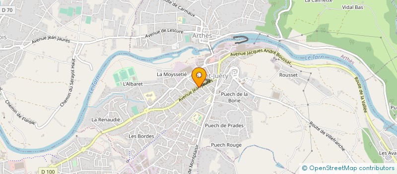 localisation de l'entreprise MONSIEUR ANTHONY FRUTUOSO  SAINT-JUERY