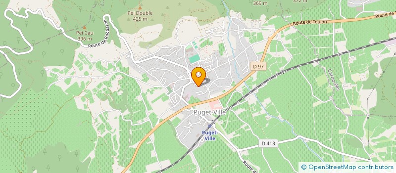 localisation de l'entreprise MONSIEUR ANTHONY GABRY  PUGET-VILLE