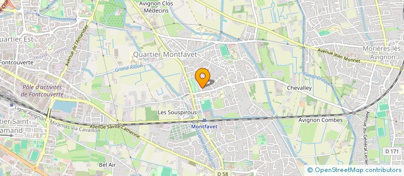 localisation de l'entreprise MONSIEUR ANTHONY GADET  AVIGNON