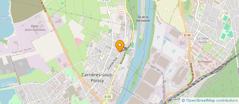 localisation de l'entreprise MONSIEUR ANTHONY GADONNAUD  CARRIERES-SOUS-POISSY