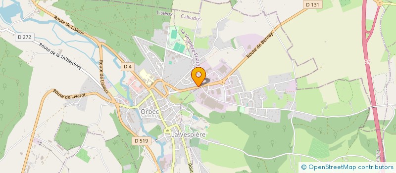 localisation de l'entreprise MONSIEUR ANTHONY GALLEGO LOPEZ  ORBEC