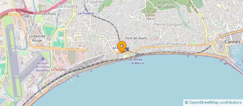 localisation de l'entreprise MONSIEUR ANTHONY GALLET  CANNES