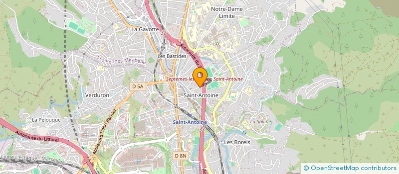 localisation de l'entreprise MONSIEUR ANTHONY GALLO à MARSEILLE