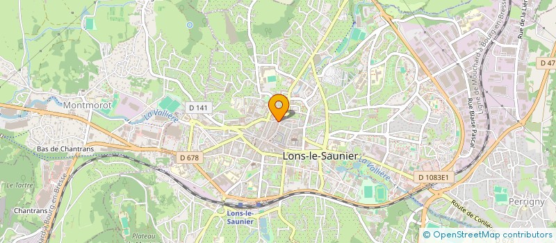 localisation de l'entreprise MONSIEUR ANTHONY GAND  LONS-LE-SAUNIER